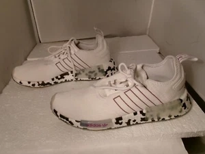 ADIDAS Originales Para Mujer Talla US 10 Color Splash NMD_R1 Blanco Activo Púrpura Vaca - Imagen 1 de 12