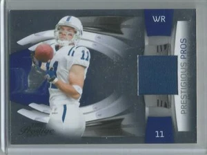 2009 Playoff Prestige #4, Anthony Gonzalez   Game Used Jersey  #094/250 - Picture 1 of 2
