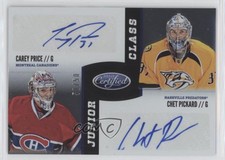 2012-13 Certified /50 Carey Price Chet Pickard #JC-PP Rookie Auto RC
