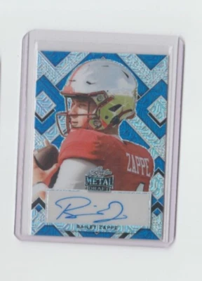 2022 Leaf Metal Draft Bailey Zappe Auto Patriots 2/15 - Image 1 of 2