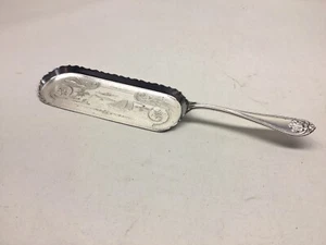Antiguo cuchillo migaja de corte brillante moneda de plata Gorham Josephine con escena - Imagen 1 de 12