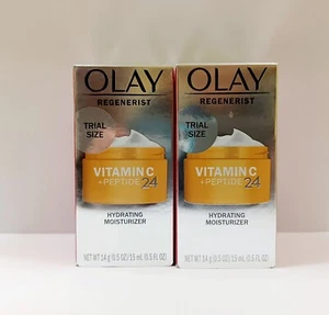 (2 Pack) Olay Regenerist Vitamin C + Peptide 24 Face Cream - 0.5fl. oz - Picture 1 of 2
