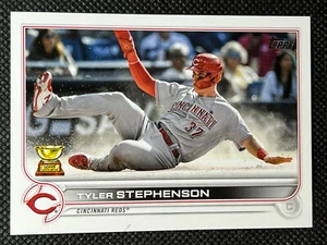 2022 Topps Series 1 Baseball TYLER STEPHENSON #175 Reds ALL STAR ROOKIE CUP CARD - Picture 1 of 2