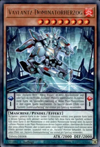 Yugioh TAMA-DE008 Vaylantz – Dominatorherzog (Rare) - Bild 1 von 2