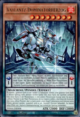 Yugioh TAMA-DE008 Vaylantz – Dominatorherzog (Rare) - Bild 1 von 2