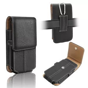 Phone Pouch Universal Holster with Belt Loop Metal Clip for Large Cell Phones US - Picture 1 of 39