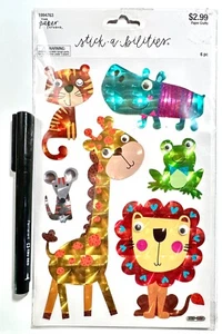 Large Holographic Animals Stickers Scrapbooking Card Making Embellishment - Picture 1 of 1