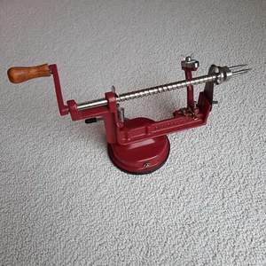 Apfelschäler Apfelschneider Apfelentkerner Apfelschälmaschine Äpfel schälen 3in1 - Bild 1 von 6