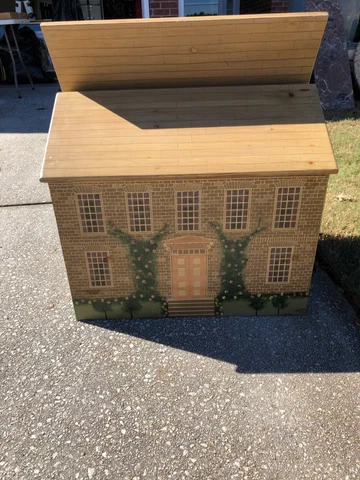 Vintage Habersham Plantation Dollhouse Hand Painted Cover