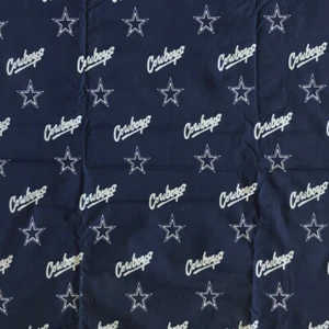 1yd 12” Fabric Traditions Dallas Cowboys NFL 1040 Navy Blue Cotton 58” Wide EOB - Picture 1 of 7
