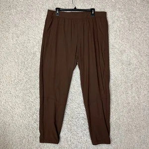 Old Navy Active Jogger Pants Womens XL Brown Tapered Go Dry Athleisure Lounge - Picture 1 of 10