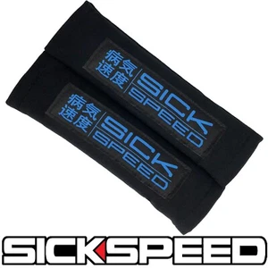 SICKSPEED SEAT BELT PADS BLUE - Picture 1 of 1