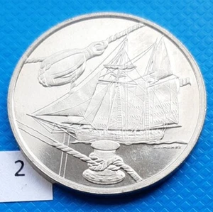 Netherlands 5 florin 2000 Sailing Ship Recouvrance unusual coinage - Picture 1 of 2