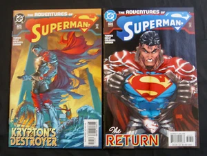 ADVENTURES OF SUPERMAN #625 & 626 - Godfall - Turner Covers (DC 2004) 9.4 NM - Picture 1 of 4
