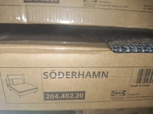 Ikea Bezug, für Söderhamn 1er Sitzelement in Lejde grau/schwarz 204.402.20 Neu - Bild 1 von 3