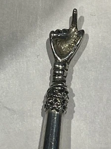 VINTAGE 925 STERLING SILVER JUDAICA TORAH POINTER with CHAIN - Picture 1 of 7