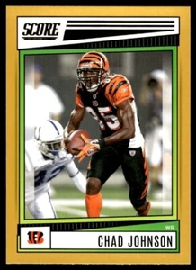 2022 Score Gold Chad Johnson Cincinnati Bengals #198 - Picture 1 of 2