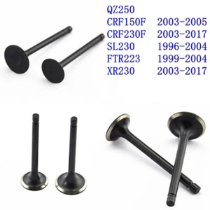Motorcycle Valves for Honda CRF150F 2003-2005 14711-KBB-900 14721-KBB-900 - Picture 1 of 7