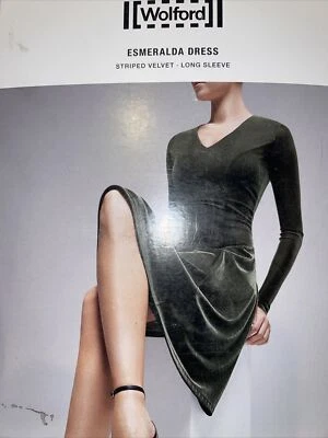 Wolford Esmeralda Dress Color: Dark Green / Black Size: Small 52860 - Image 1 of 4