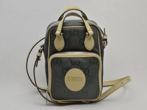 GUCCI OFF THE GRID Shoulder bag 2WAY 625850 H9HAH 1263 GG Nylon Gray Women's - Picture 1 of 9