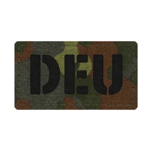 Café Viereck ® DEU Lasercut Patch mit Klett 8 x 5 cm - Bild 1 von 4