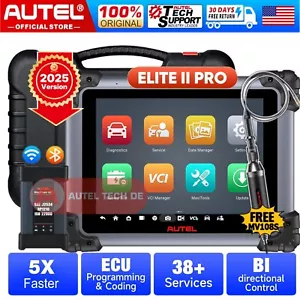 Autel MaxiSys Elite II PRO ECU Programming 40+Service Diagnostic Scanner 2 Year - Picture 1 of 18