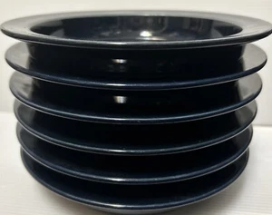 Dansk Bisserup Rimmed Blue Salad Bowl Discontinued Used No Chips - Picture 1 of 4