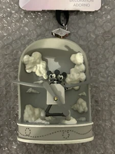 Disney Parks Topolino e Minnie libro di schizzi ornamento aereo pazzo NUOVO NUOVO CON ETICHETTE - Foto 1 di 3