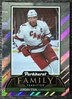 Jordan Staal FT-10 Family Tradition UD Parkhurst 2021-22, Excellent Condition - Image 1 of 2