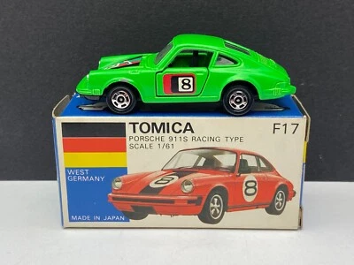 Vintage Tomica No. F17 Porsche 911S Racing Type - Racing Green - Image 1 of 4