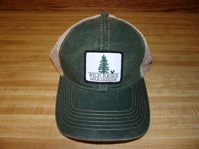 Sombrero de bar y tapón Wild Kriek - Gorra verde y tostada con logotipo de pino y ardilla para hombre Foto 1 de 4