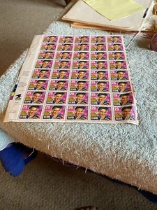 usps 1992 Elvis Presley sheet of 40 stamps $.29 postage - Picture 1 of 1