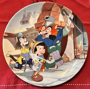 1990 Knowles Walt Disney Pinocchio "It's An Actor's Life For Me" W/COA NIB - Picture 1 of 4