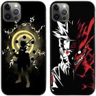 2 Pcs Cool Naruto Anime TPU Gel Back Case Cover For Apple iphone Google Phone