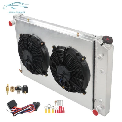 716 3 Row Radiator Shroud Fan For 1973-87 Chevy C/K C10 C20 C30 K10/20 GMC Truck - Image 1 of 4