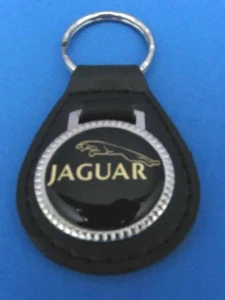 JAG THE BEAST LOGO SCHWARZ LEDER SCHLÜSSELANHÄNGER KEYFOB #039 SCHWARZ - Bild 1 von 1