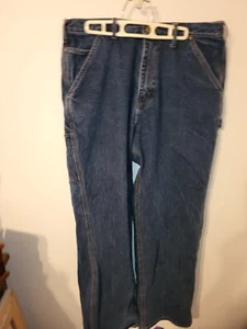 Fortress Products Mens Jeans 36 32 5 Pocket Dark Wash Carpenter Great item - Picture 1 of 24