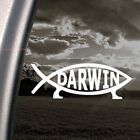 Darwin Fish Sign Decal Evolve Truck Window Sticker Car  Laptop Free P&P