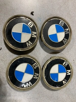 Оригинальный комплект из 4 активных гибридных центральных колпаков BMW серии 1-7 серии серии M X Z 1988-2018 годов выпуска - Изображение 1 из 2