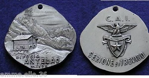 MEDAGLIA RIFUGIO ANTELAO Mt.1800 BELLUNO VENETO SCI SKI C.A.I. SEZIONE TREVISO - Picture 1 of 1
