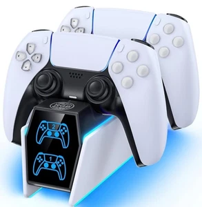 PS5 Controller Stazione di Ricarica Charging Station per DualSense Playstation 5 - Foto 1 di 4