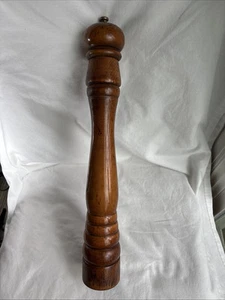 Peugeot Wood Pepper Mill Grinder 18”  Freres Lion Made in France - Picture 1 of 12