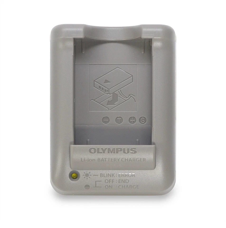 Olympus OEM BCS-5 Battery Charger Gray for OM-D E-M10, PEN E-PL10, E620, BLS 5 - Image 1 of 2