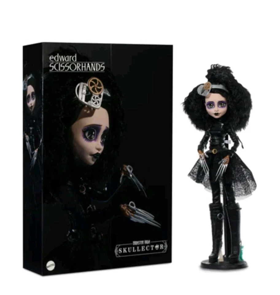 MATTEL 2025 Monster High Skullector Edward Scissorhands Doll SHIPS TODAY IN HAND