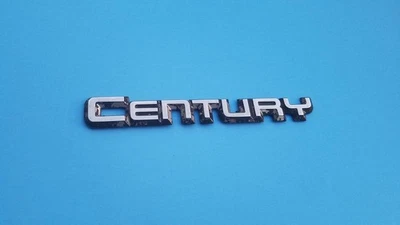 84 85 86 87 88 89 90 BUICK CENTURY EMBLEMA LATERAL LOGOTIPO INSIGNIA SÍMBOLO USADO OEM A15 Foto 1 de 3