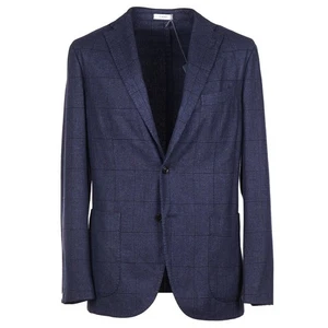 Boglioli Dark Blue Check Soft Wool 'K Jacket' Sport Coat 40R (Eu 50) NWT - Picture 1 of 10
