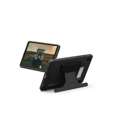Funda exploradora UAG Samsung Galaxy Tab A9 con correa de mano y soporte resistente negra Foto 1 de 4