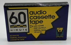 Audiokassette neu versiegelt von Wal Mart 60 Minuten Bias 120 PS EQ - Bild 1 von 2