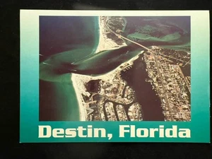 Postal Destin East Pass Vista Aérea Florida Destin Bridge - Imagen 1 de 2