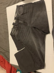 Jeans cotone:su super larghi vita larga larghi gamba larga 34" nuovi con etichette - Foto 1 di 10